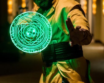 Doctor Strange Light up LED Spell disc prop ( cosplay, halloween, conventions )