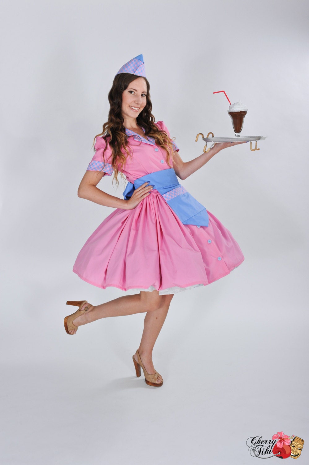 Car Hop Costume Retro Waitress Costume Soda Shop Costume Car Hop Costume Retro Waitress Costume Soda Shop Costume
