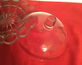 Vintage covered butter dish