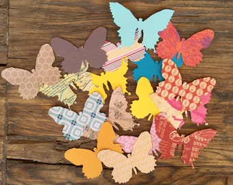 Butterfly Die Cuts, Butterflies, Patterned Paper Butterflies, Butterfly