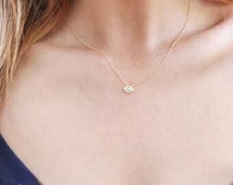 Evil Eye Necklace | Gold or Silver Evil Eye Necklace