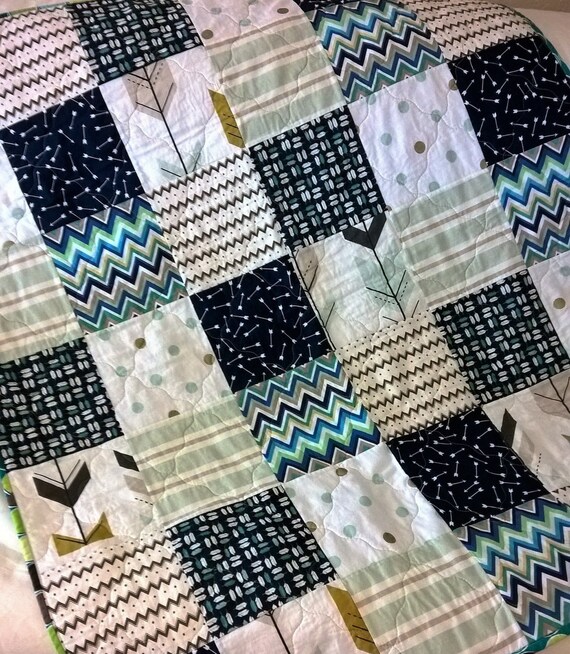 chevron baby bedding