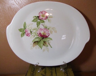Vintage Glamour Platter in the Briar Rose Pattern by The American Limoges Co.