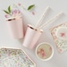 Paper Cups | Rose Gold Cups | Party Cups | Rose Gold Decorations | Baby Shower Cups | Hen Party Cups | Wedding Cups | Summer Party | 8 Pack