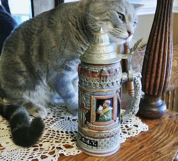 German Beer Stein / Original King Beer / Rothenburg