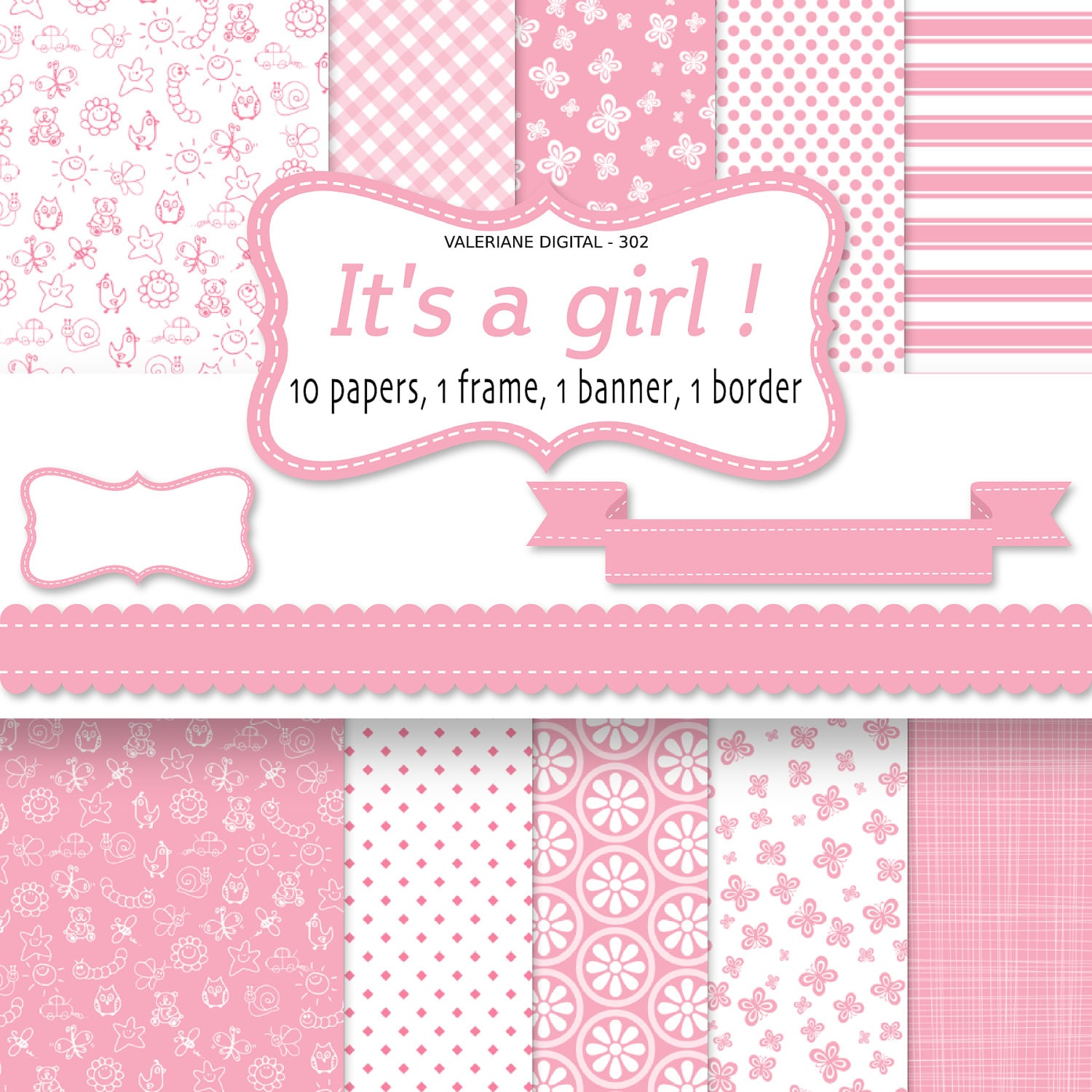 baby girl paper