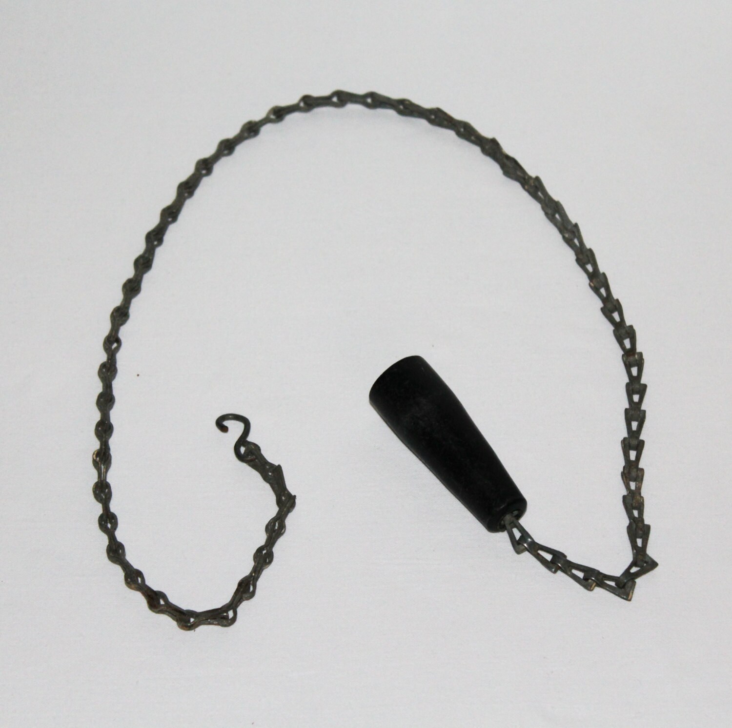 Antique Toilet Chain Pull and Handle (Plastic Handle) .Antique Toilet