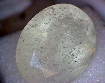 Cool Libyan Desert Glass facet