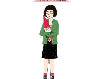 Amélie Print - Hand-Illustrated