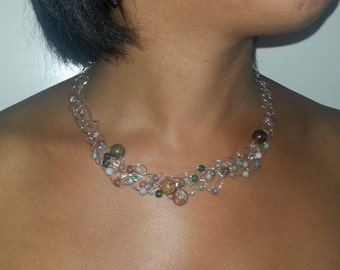 Wire Crochet Necklace