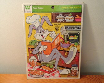 1977 Whitman Frame Tray Puzzle Number 4514E Bugs Bunny