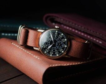 Ultra rare original vintage Soviet watch Zim "Aviator" 1980 release. Mechanical watch, Vintage watch, Watch vintage.