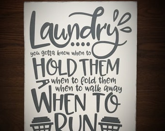 Funny laundry sign | Etsy