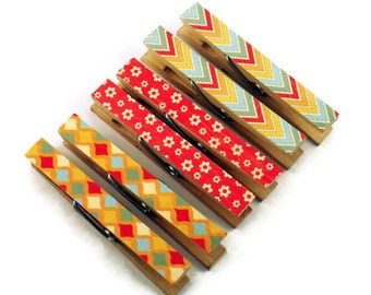Decorative Clothespins Altered Clothespins Magnetic Clothespins in Free Spirit