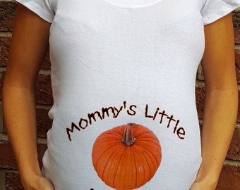 mommy's little pumpkin maternity shirt