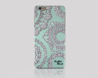 iPhone 6 Case - Lace & Mint (P00006-IP6)