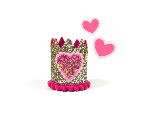 Valentine Crown || Dog Hat || Birthday Crown || Animal Crown || Animal Party || Birthday Party Photo Prop