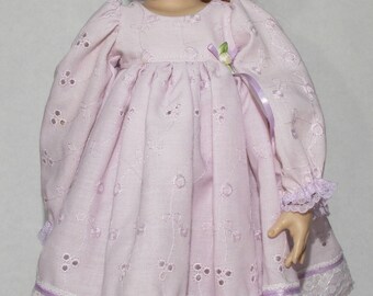 16 inch Kish Dress Purple Eyelet