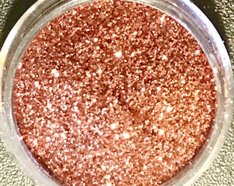 Rose Gold Edible Glitter, 6 Grams, Copper