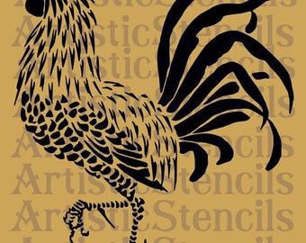 Rooster Stencil No 2 Various sizes