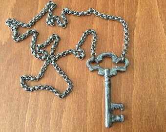 Rustic Antique Skeleton Key Necklace