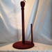 Painted paper towel holder, upcycled paper towel holder, Red kitchen, primitive kitchen, Farmhouse kitchen, Barn red paper towel holder