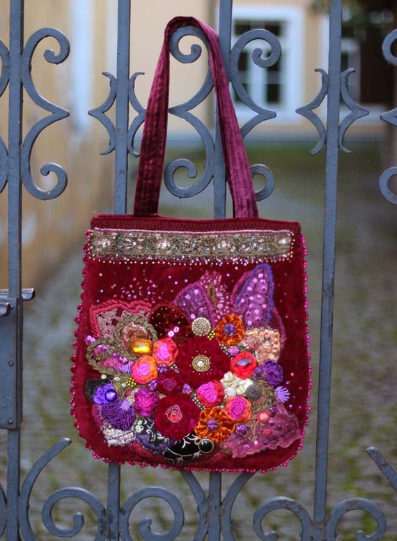 Renaissance ornate wearable art romantic purse