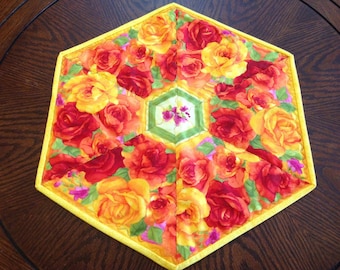 Quilted Flower Table Mat