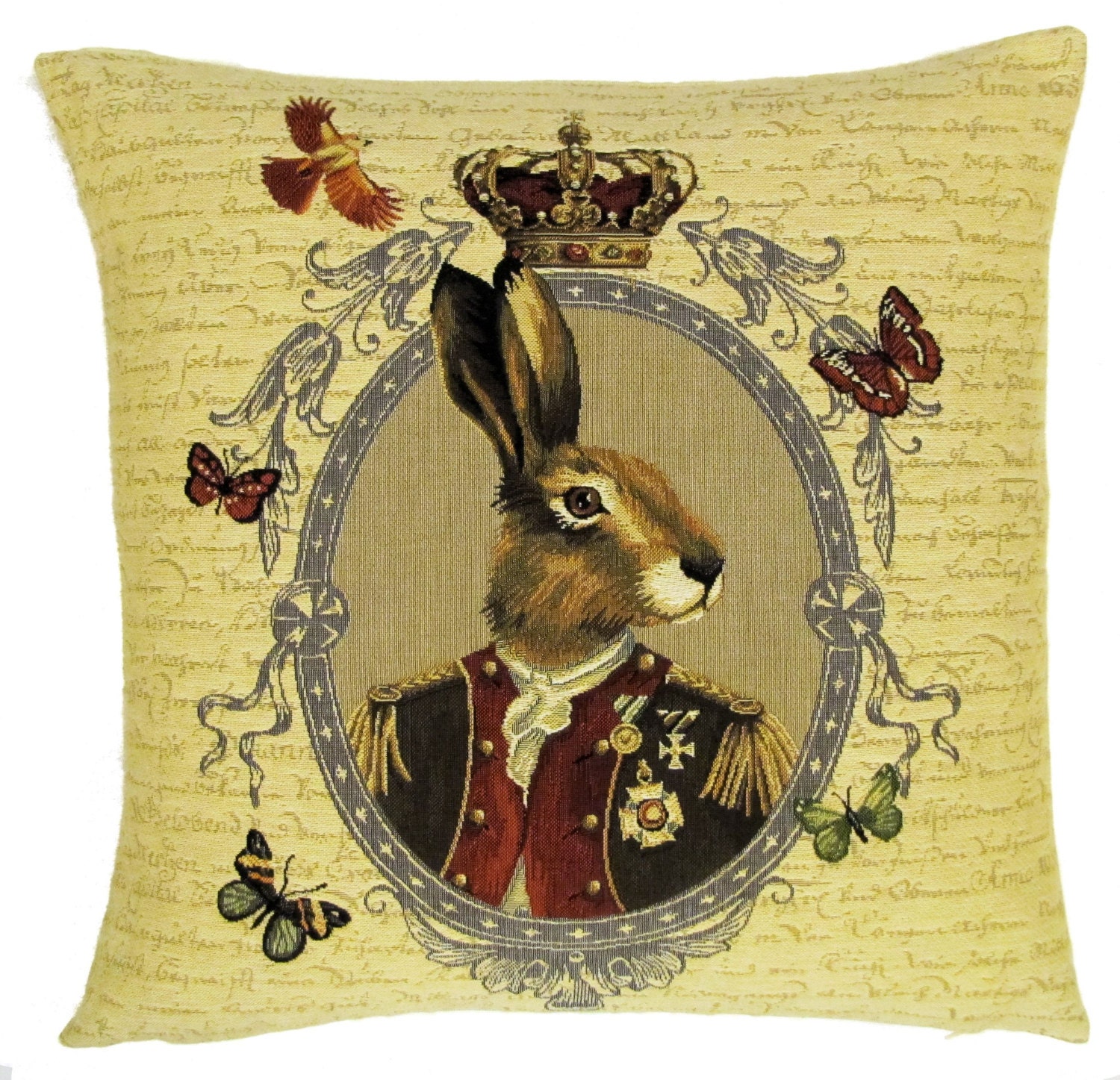 rabbit pillow cover