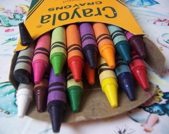 vintage binney and smith crayola crayons