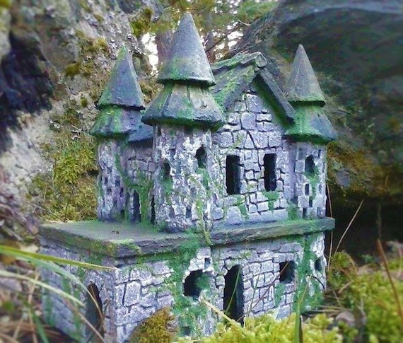 STONE FAIRY CASTLE Fairy Castle Fairy House Fairy Garden