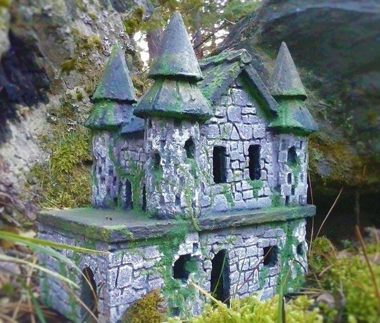 fairy castle garden ornament