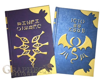 Fan-made Fire Emblem Spell Tomes Book of Naga Grima's Truth inspired personalized hardcover journal notebook