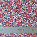 Liberty London Betsy Ann A 10"x26" Fat Eighth Red Tana Lawn Fabric
