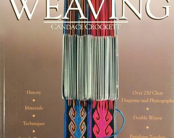 Book- Card Weaving by Cancace Crockett, Card Weaving Book, How to Cardweave, Tablet Weaving