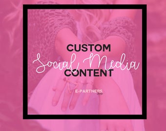 Custom Social Media Branding Content Package