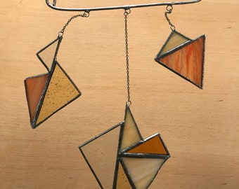 Autumn Stained Glass Suncatcher