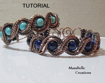TUTORIAL - Double Twisted Wire Weave Bracelet