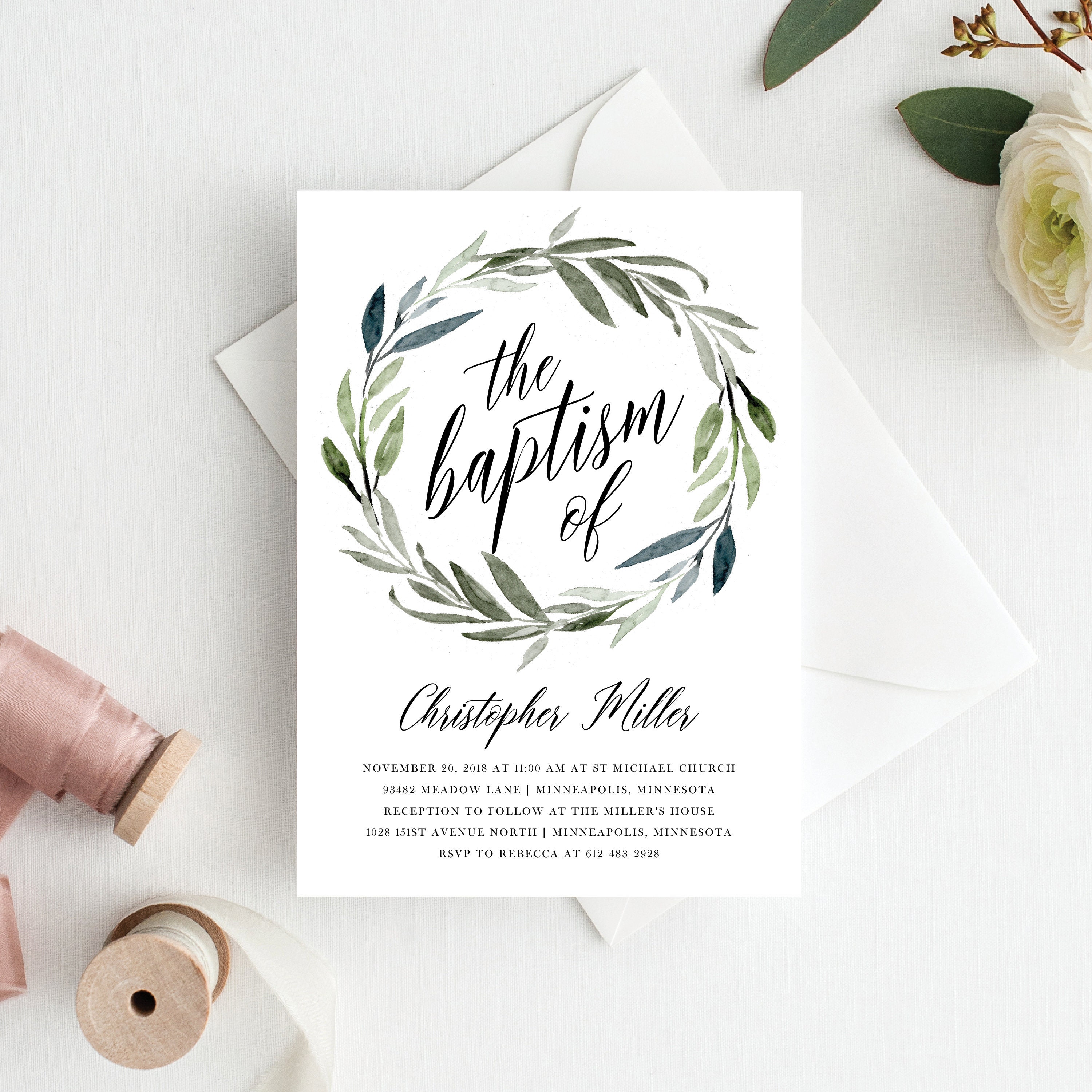 baptism invite template