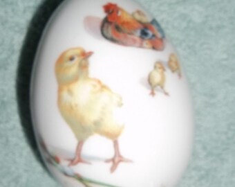 Royal Bayreuth Germany Easter 1974 Porcelain Egg