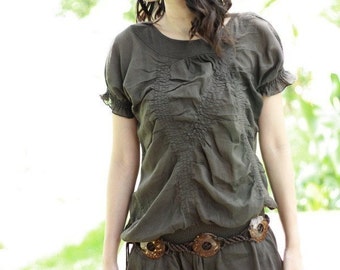 SALE 40% OFF----B133--The lyrics of cotton (Blouse)