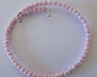 Light pink beaded wrap