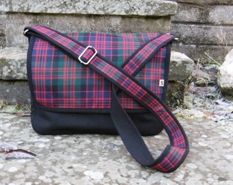 Macdonald Tartan messenger bag