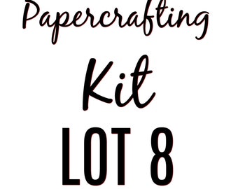 Papercrafting Kit Lot 8