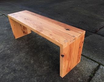 Reclaimed Douglas Fir Dovetail Bench