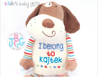 Baby Gift Blue Dumble Cubby Bear Cubbies Personalised Teddy Bear Elephant