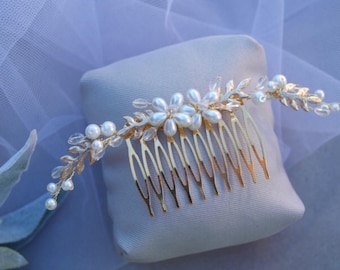 Wedding Hair Accessories, Bridal Hair Comb, Hair Comb, Flower Hair Comb, Wedding Hair Accessory, Hair Accessory