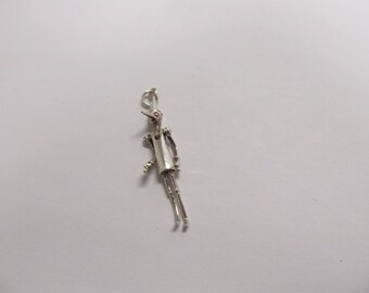 Vintage Sterling Silver Pinocchioa Charm W #558