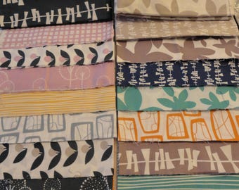 10-1/2 Yards Fabric Lot: Glimma by Lotta Jansdotter for Windham Fabrics - see listing for details
