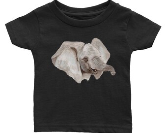 Baby Elephant Zoo Baby Infant Tee